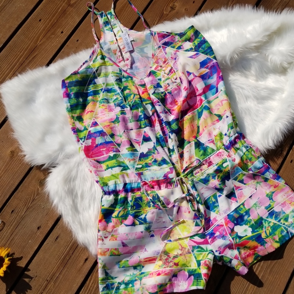 Summertime Tropical Romper